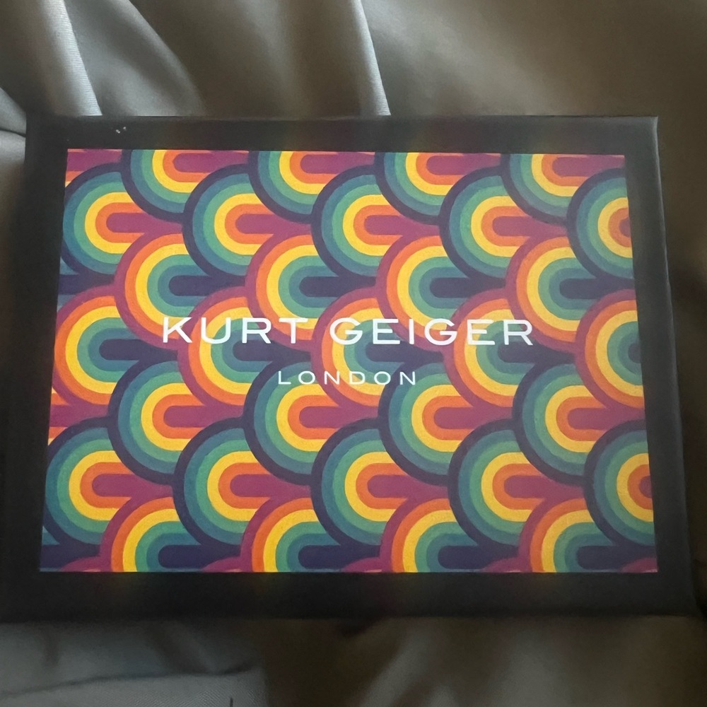 Kurt Geiger Blue & Tan Card Holder